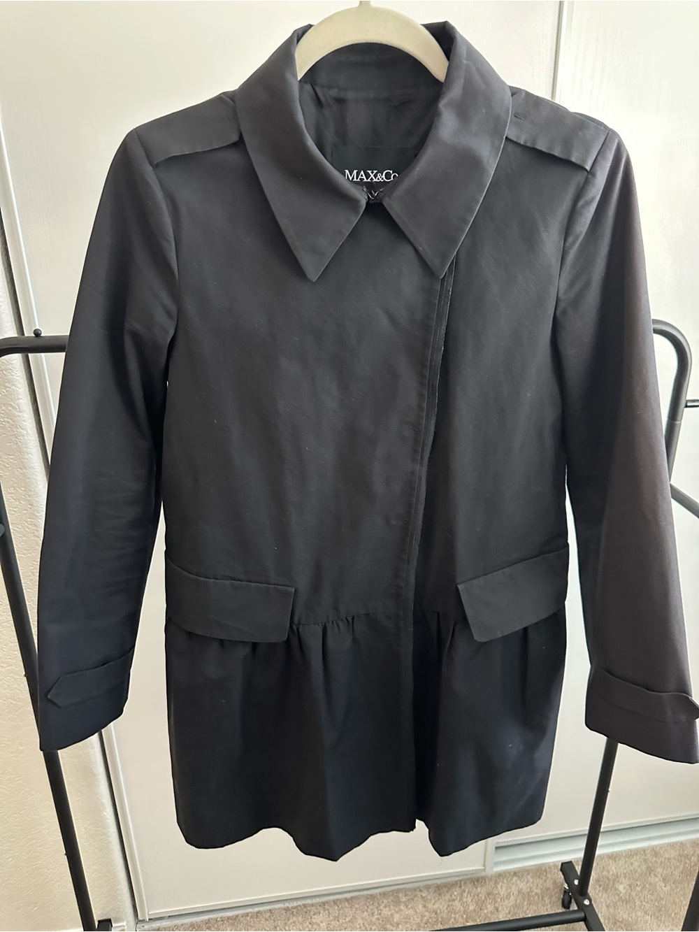 Max & CO Black Women's Lightweight Coat